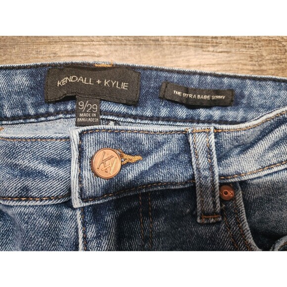 Kendall + Kylie Womens Size 9/29 Slight The Ultra Babe Skinny Jeans - Picture 4 of 6